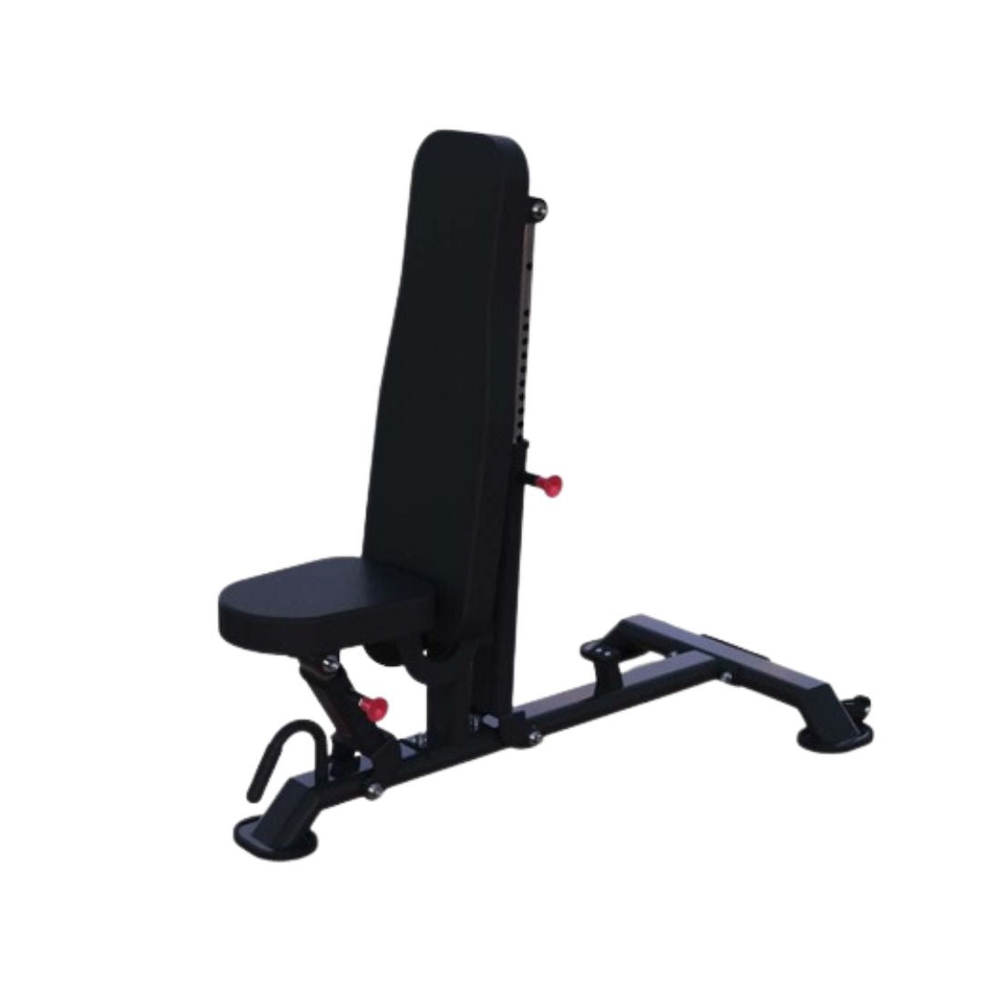 Vertical Flat to Incline Bench - Muscle D Fitness - Sturdy Adjustable Flat to Incline Bench