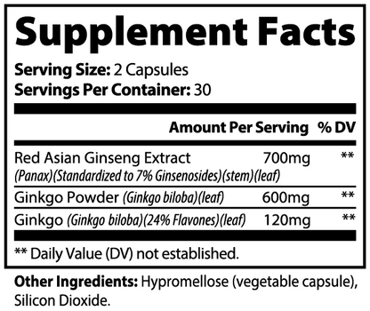 Ginko Biloba + Ginseng