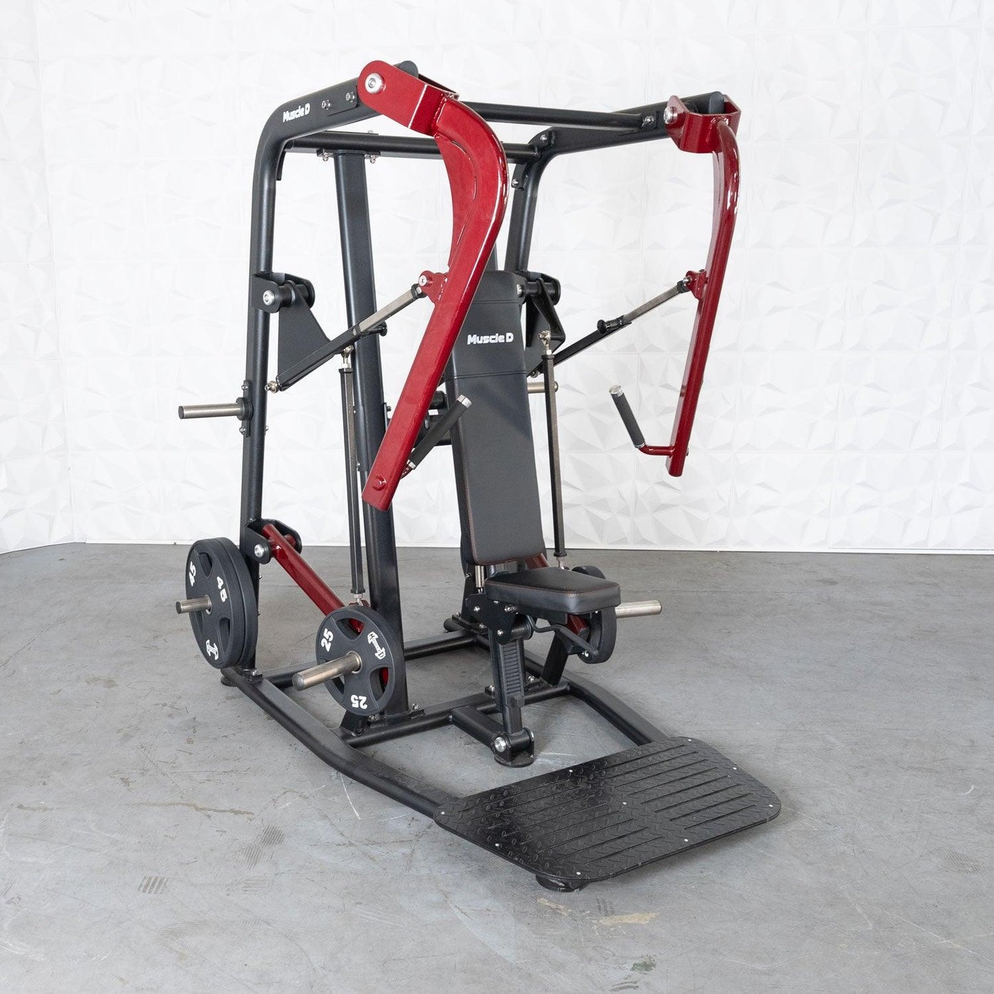 Pro Strength Wide Chest Press - Muscle D Fitness - Premium Adjustable Plate Loaded Bench Press