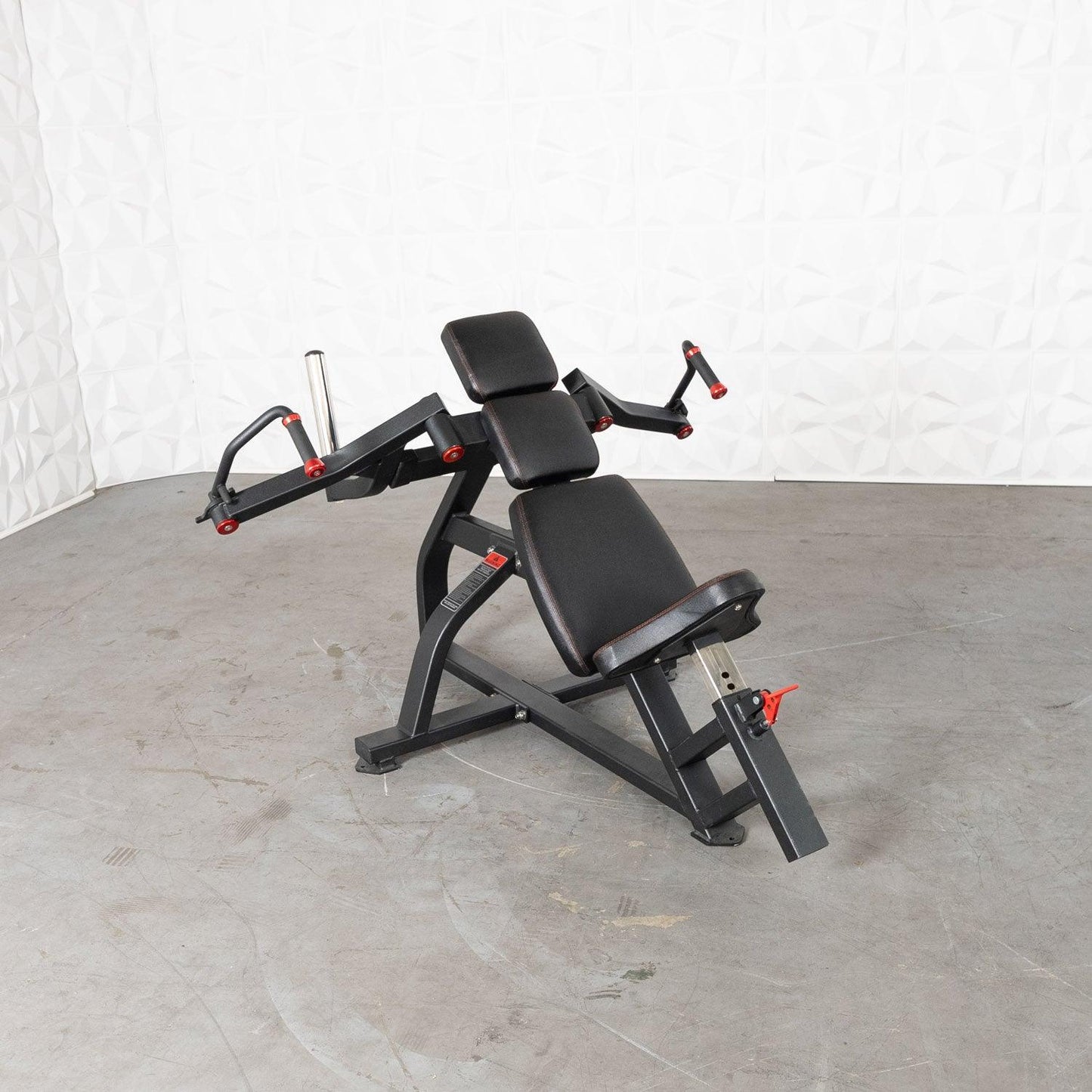 Excel Leverage Incline Pec Fly - Muscle D Fitness - Plate Loaded Chest - Piston Assisted Seat Adjustment