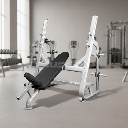 Elite Olympic Incline Bench - Muscle D Fitness - Commercial