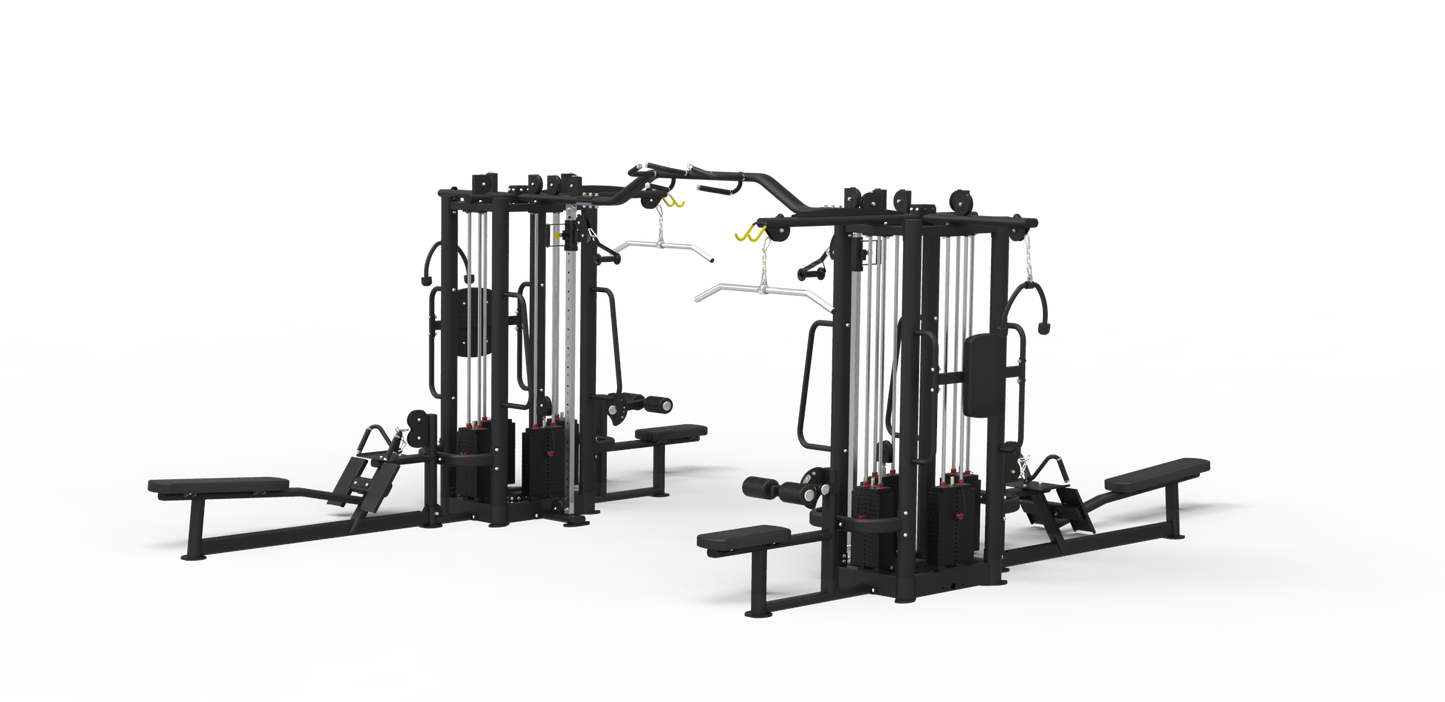 Eight Station/Position Jungle Gym
