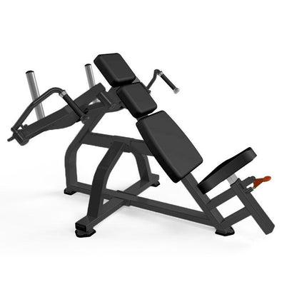 Excel Leverage Incline Pec Fly - Muscle D Fitness - Plate Loaded Chest - Piston Assisted Seat Adjustment