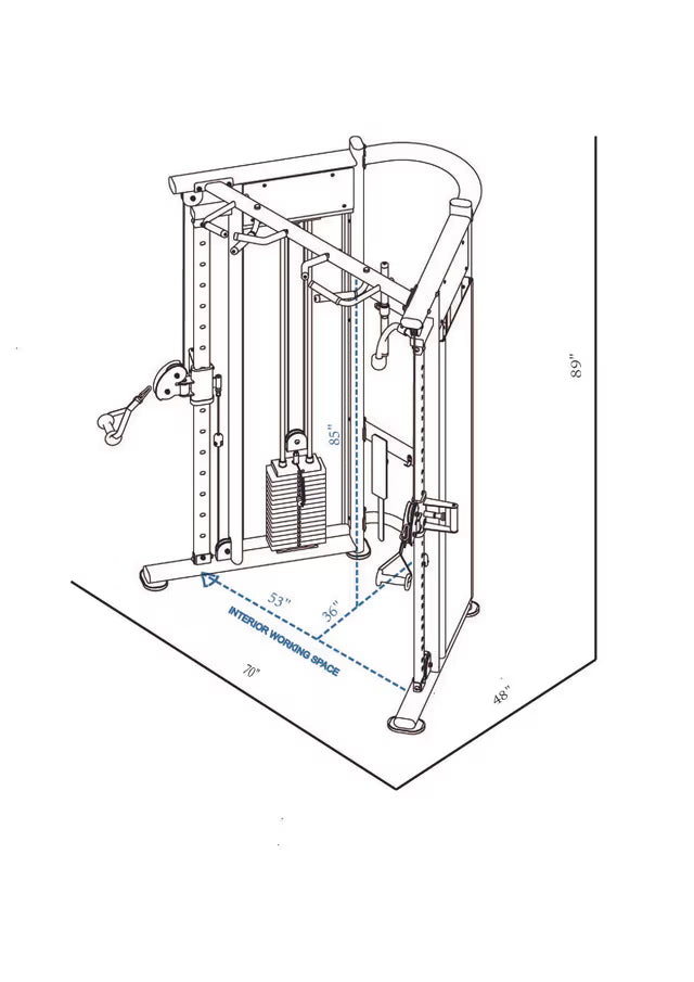 MX1161 Functional Trainer - Dual Adjustable Pulley
