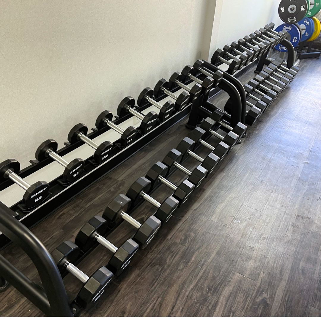 Sweet Dumbbell Set 5-100 lb (Rack sold seperately)