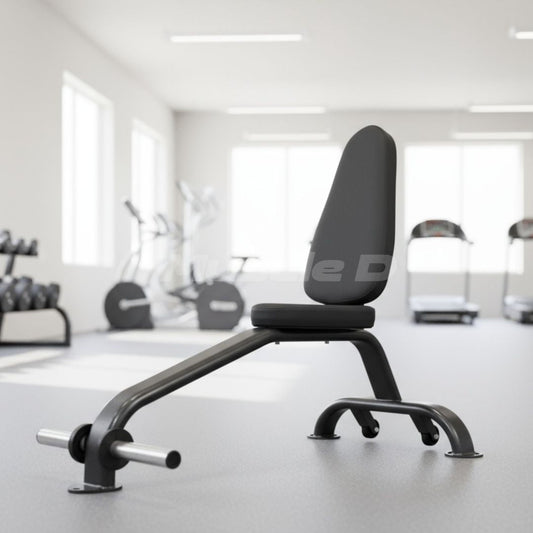 Utility Bench - Muscle D Fitness - Upright Seated Utility Bench with Foot Holds